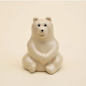 New - Bear Coin Bank with Key